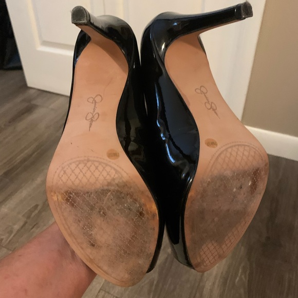 Jessica Simpson Julip Patent Platform Heels, Size 7, Like New - Picture 11 of 13